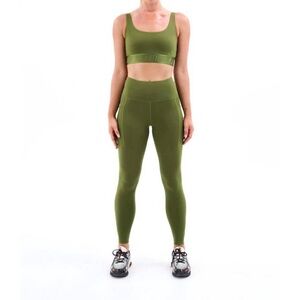 NEW P.E Nation Recalibrate Leggings in Pesto Green Size XS Athletic Yoga Running